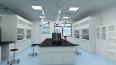 Modern lab air cleaning laboratory economic walk-in fume hood