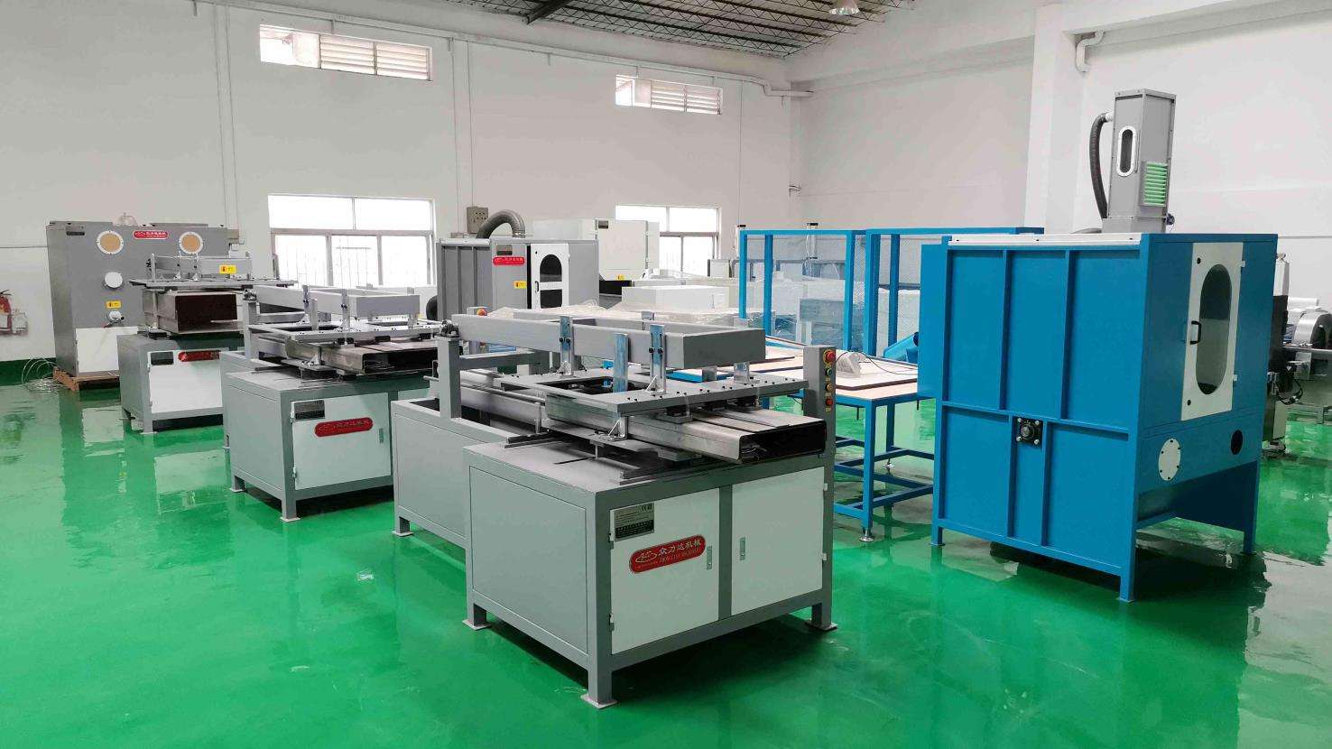 Blue white New Condition  Automatic Horizontal Foam Cutting Machine Made In Shenzhen selling on line