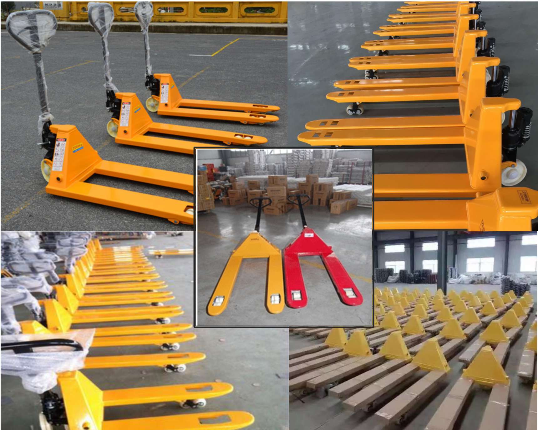 High quality China 2MT Warehouse Double Pressure Relief hand lift hydraulic Hand Pallet Truck
