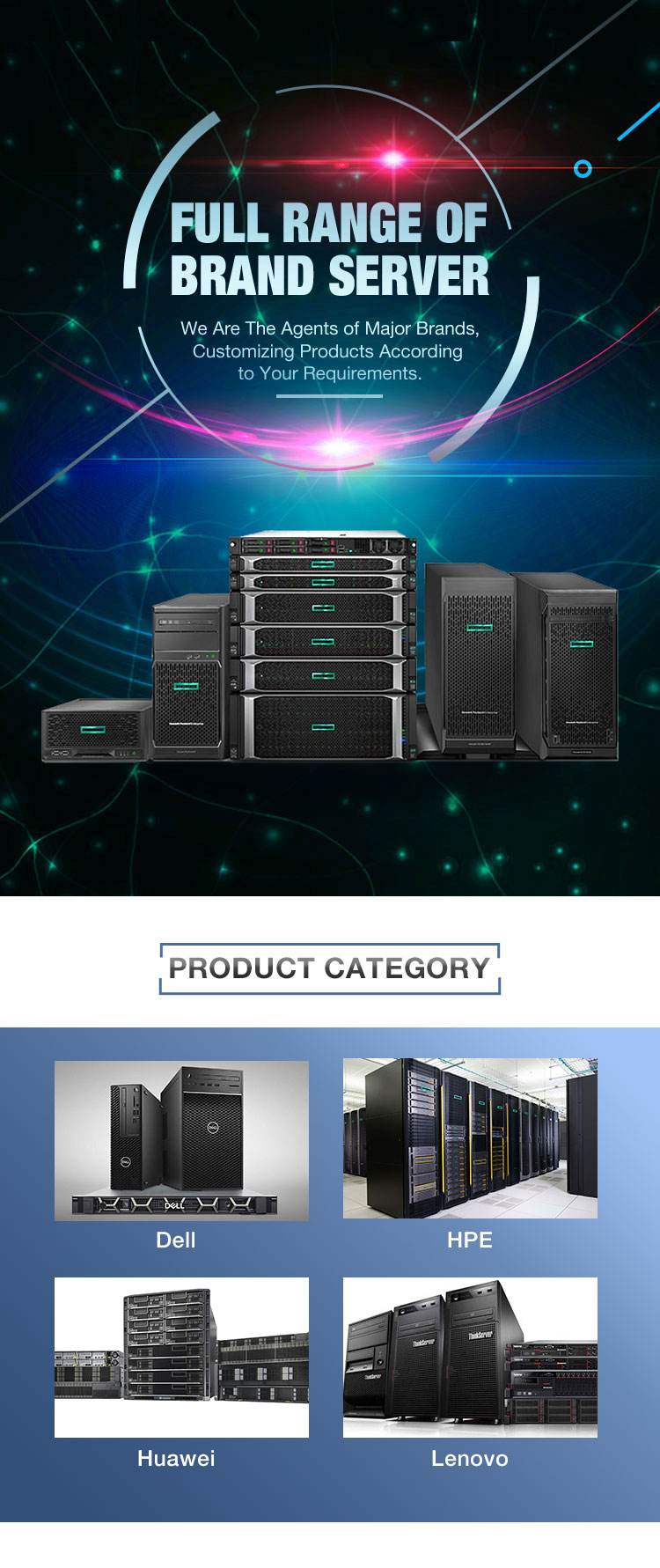 HPE PowerEdge Proliant DL380 Gen10 server rack xeon CPU 8SFF