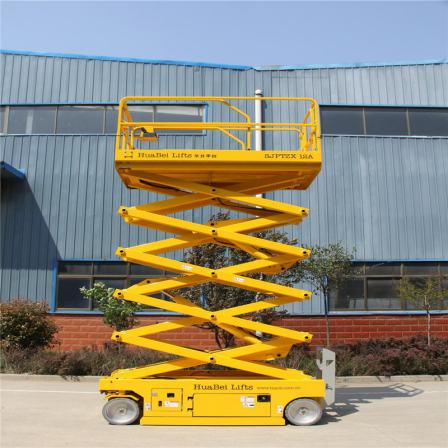 500kg 1ton Lifting Capacity Hydraulic Mobile Scissor Lifter Platform