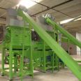 waste tire recycling and processing equipment for rubber granules before pyrolysis equipment working