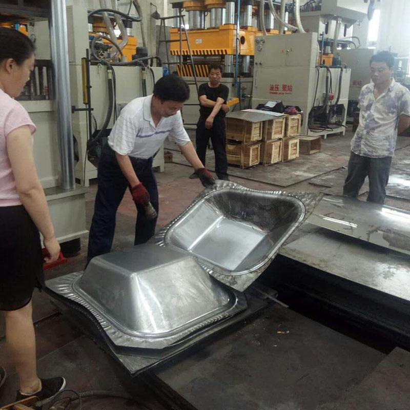 YBX- YL73  250 ton aluminum stainless steel pot cookware deep drawing metal forming cooking pot making