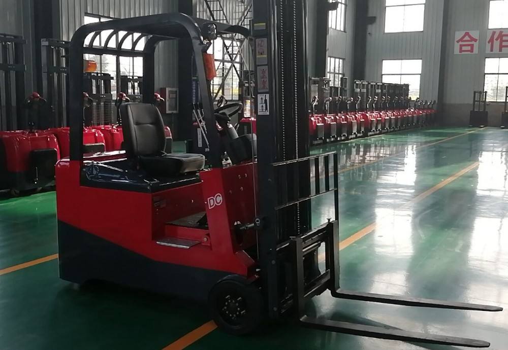 Electric Long Reach industrial forklift automatic pallet truck power lift stacker