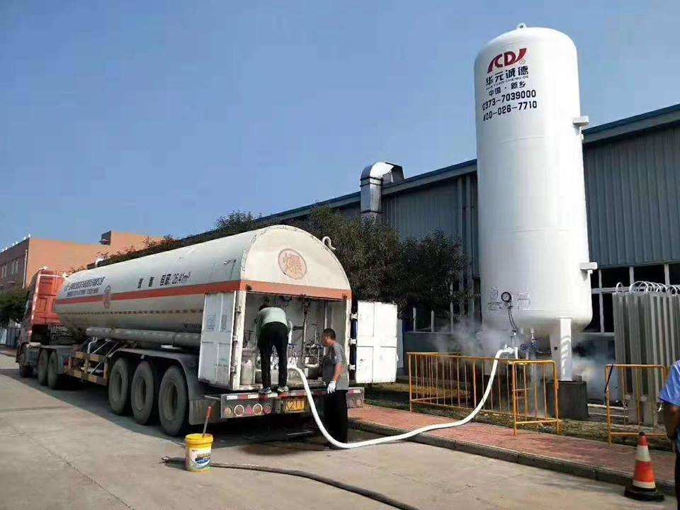 20ft Cryogenic Iso Tank Container For Liquid Oxygen Nitrogen Argon Gas Transportation