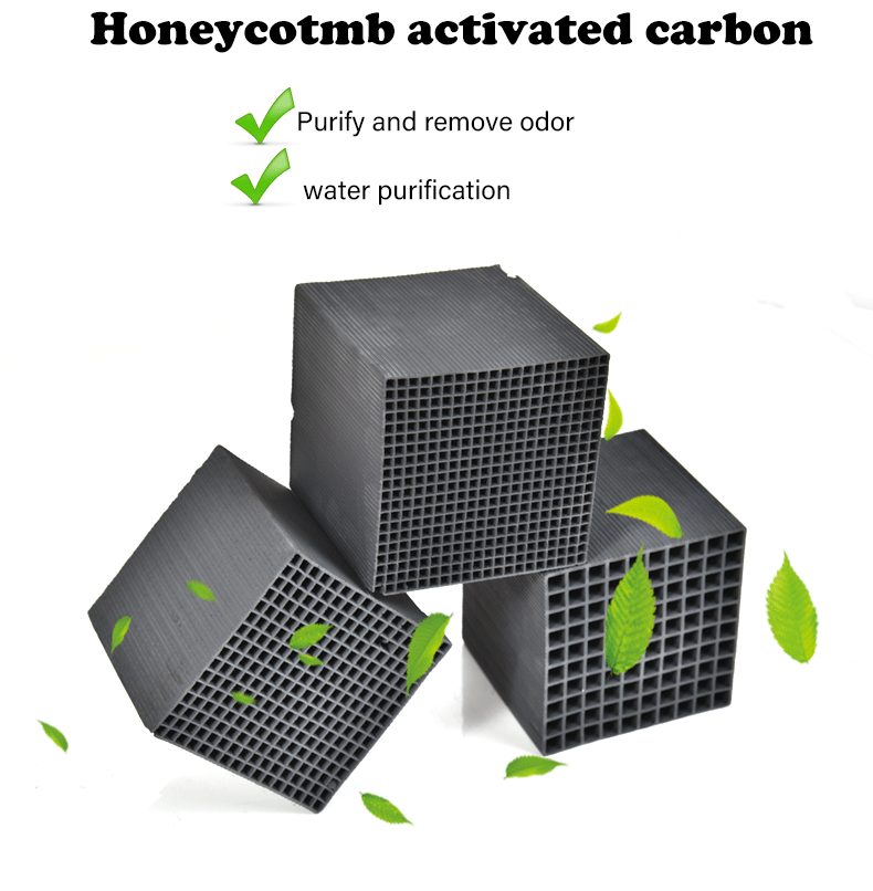 Carbon Filter High Efficiency Filter Media Honeycomb Activated Carbon For Removal Of Room Odors