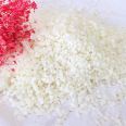 White Beeswax pellets are easy to use in  bath foam
