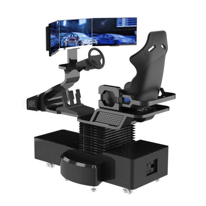 3 screen 3 dof Car Racing game simulator new products 9d VR racing car simulator VR glasses virtual reality