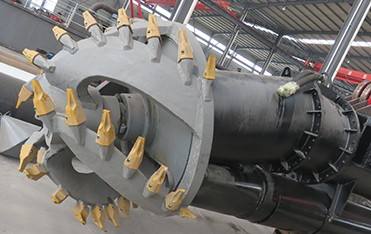 DINGKE Sand Mining Machine Hydraulic Cutting Dredge Trailing Suction Hopper Dredger Gold Mining Dredger