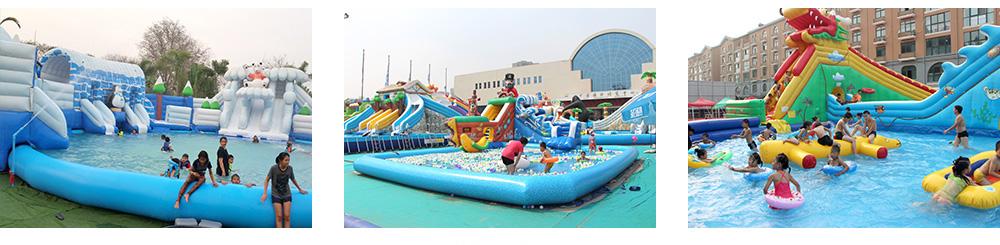Kids Lake inflatable water park equipment