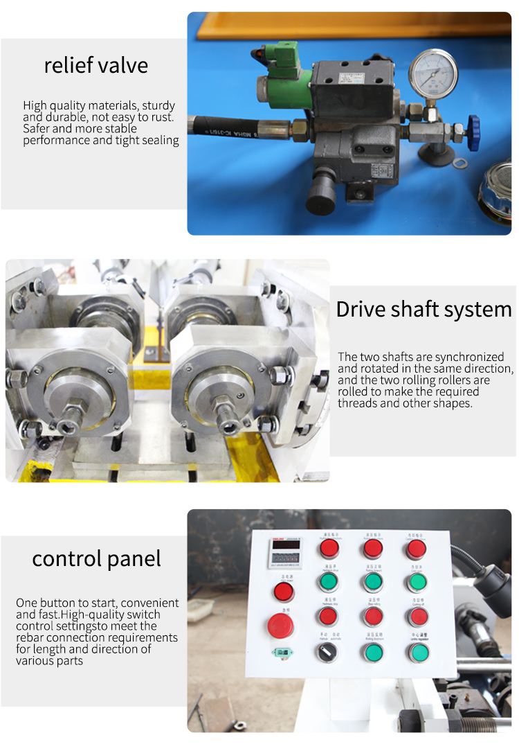 Rolling machine rebar steel thread rolling machine grape leaves rolling machine