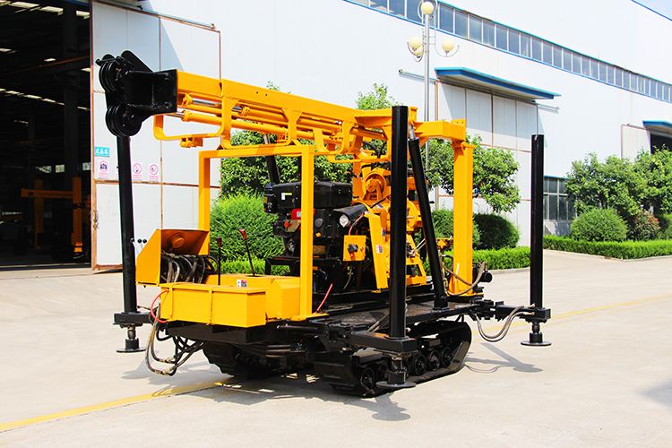 150m deep factory price portable diesel hydraulic water well drilling and rig machine