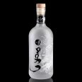 Premium Bespoke 750 Ml 750ml 700ml Pewter Metal Labels Rum Whiskey Whisky Vodka Gin Spirits Glass Bottle With Cork Stopper
