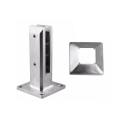 SS 304 Fittings Stainless Steel Floor Mounted Balustrade Spigots To Hold Glass
