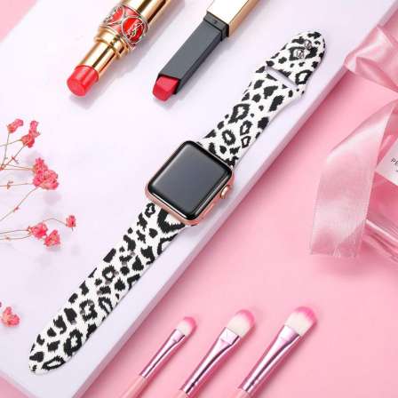 Hot Printed Watch Bands 45mm Series 7 Soft Silicone Sport Watch Band for iWatch 44mm,42mm ,40mm, 38mm