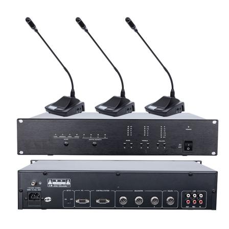 Digital audio conference system with discussion voting function