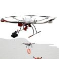 Long range powered drone for survey and inspection and rescue