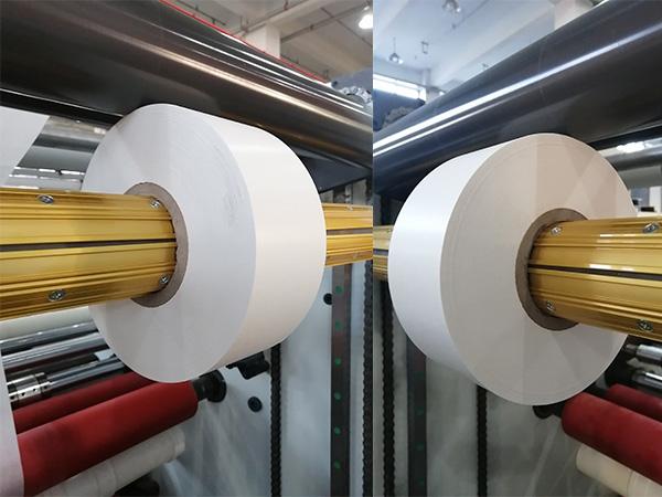 WZFQ-A Silicon Grease Proof Paper Jumbo Roll To Rolls Slitting Rewinding Machine