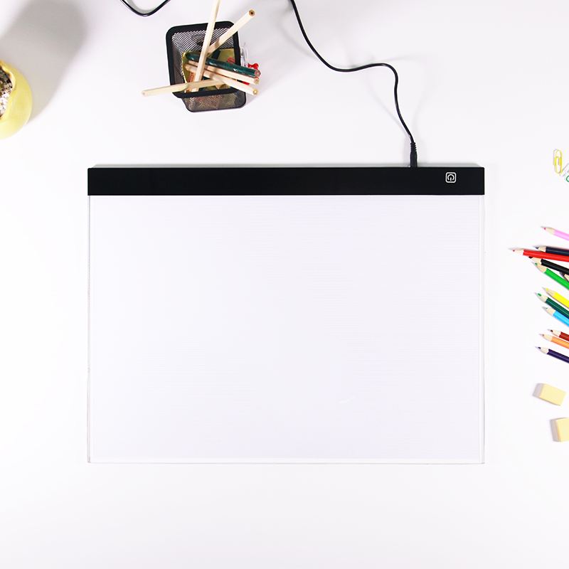 2021 Amazon A3 Ultra Slim 6mm LED Drawing Light Box A3 LED tracing writing Board Sketching Light Pad For School and students