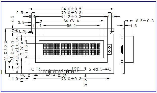 Custom 16x2 1602 16*2 rohs alphanumeric monochrome cheapest datasheet lcd display module