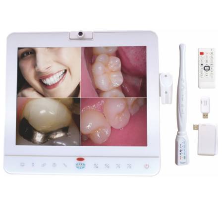 High Resolution 1/4 15 inch monitor wireless intraoral camera intra oral camera dental equipments
