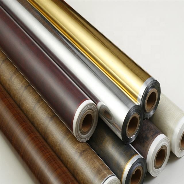 Heat transfer film for PS frames ps skirting with Gold silver colors stamping foils YIWU WUXIN