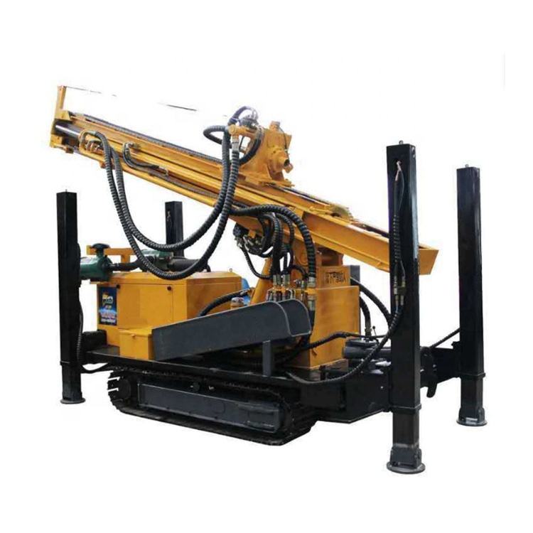 high quality Depth 200m crawler agricultural irrigation drilling rigs