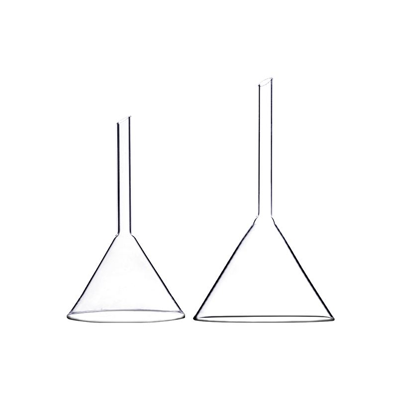 Customizable High temperature processing laboratory glass funnel