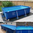 kids baby outdoor inflatable plastic swimming pools with metal frame for sale