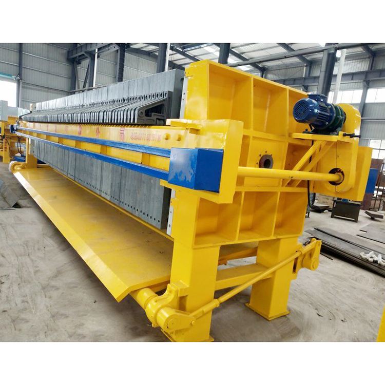 Hydraulic Controlled Automatically Pull Plate Flexible Arm Discharge Automatic recessed Plate Flip Filter Press
