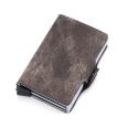 2020 New Arrival Double Layer Credit Card Holder Wallet Metal RFID Blocking Pop up Business Cardholder Wallet for Male Female