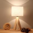 LED Table Lamp Wooden Bed Bedside Lamp Home Deco For Living Room Bedroom Lamparas De Mesa Para El Dormitorio Classic Lamp