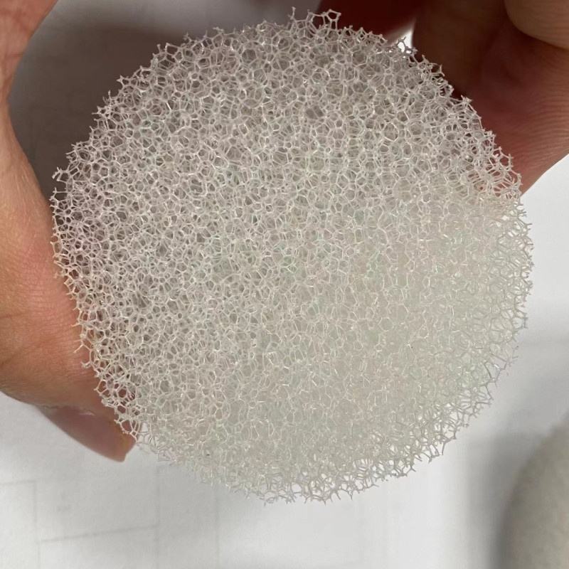 Reticulated Polyurethane Cylinder Foam in 15ppi 20ppi 30ppi 35ppi 40ppi 50ppi Mushroom House Open Cell White Color Filter Sponge