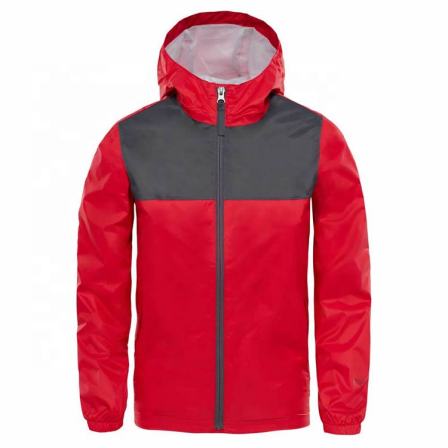 Windproof Nylon Shell Mesh Lining Rain Coat Jacket