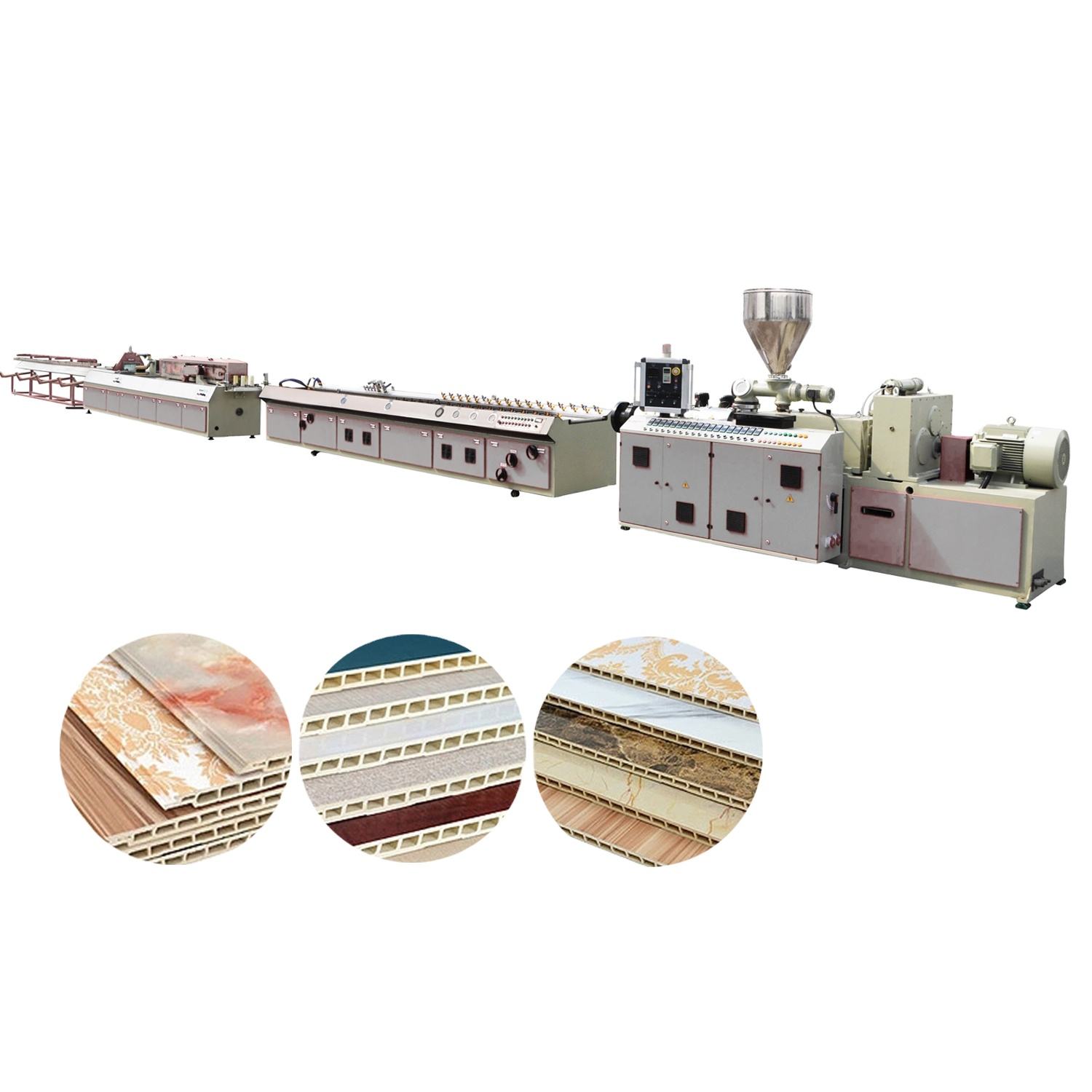 Plastic Profile Board PVC Ceiling Wall Panel Extruder Extrusion Making Machine