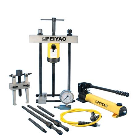 Small 8Ton-50Ton Car Wheel Bearing Push And Pull Cutting Tool Hydraulic Grip Pulley Puller Set