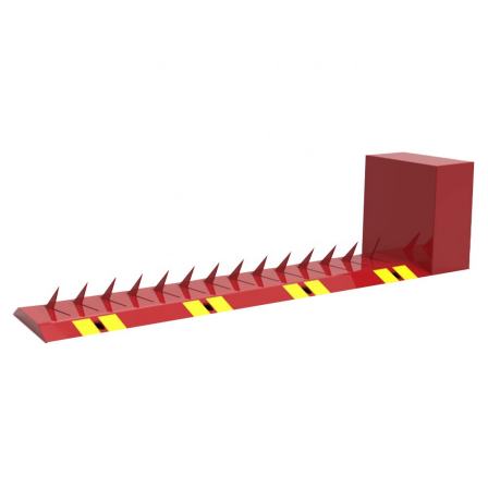 7m roadblock traffic barrier spikes made by a3 steel for traffic barrier tire killer system  remote tyre killer