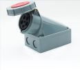 Waterproof, anti-fall, high temperature, safe, high-quality wall-mounted IP67 125A 5-pin surface-mounted socket