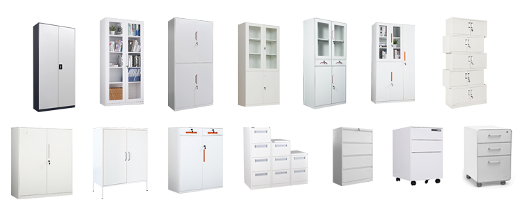 Swing Glass Door File Filling Storage Cabinet Office Document Archive Furniture Factory Direct Sale Metal Cabinet Locker