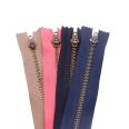 high quality denim zipper close end 3#4#5# jeans zipper lock jeans metal lock zipper