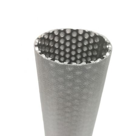 Drill pipe mud filter screen with stainless steel perforated metal sintered wire mesh