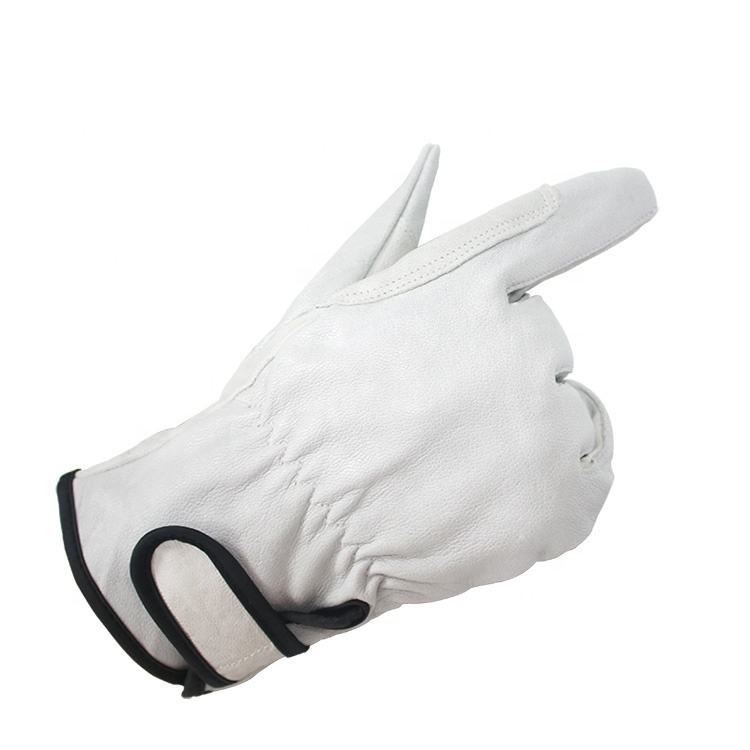 Cheap yellow sheepskinLeather Heavy Work Cut Resistant Construction Safety Gloves