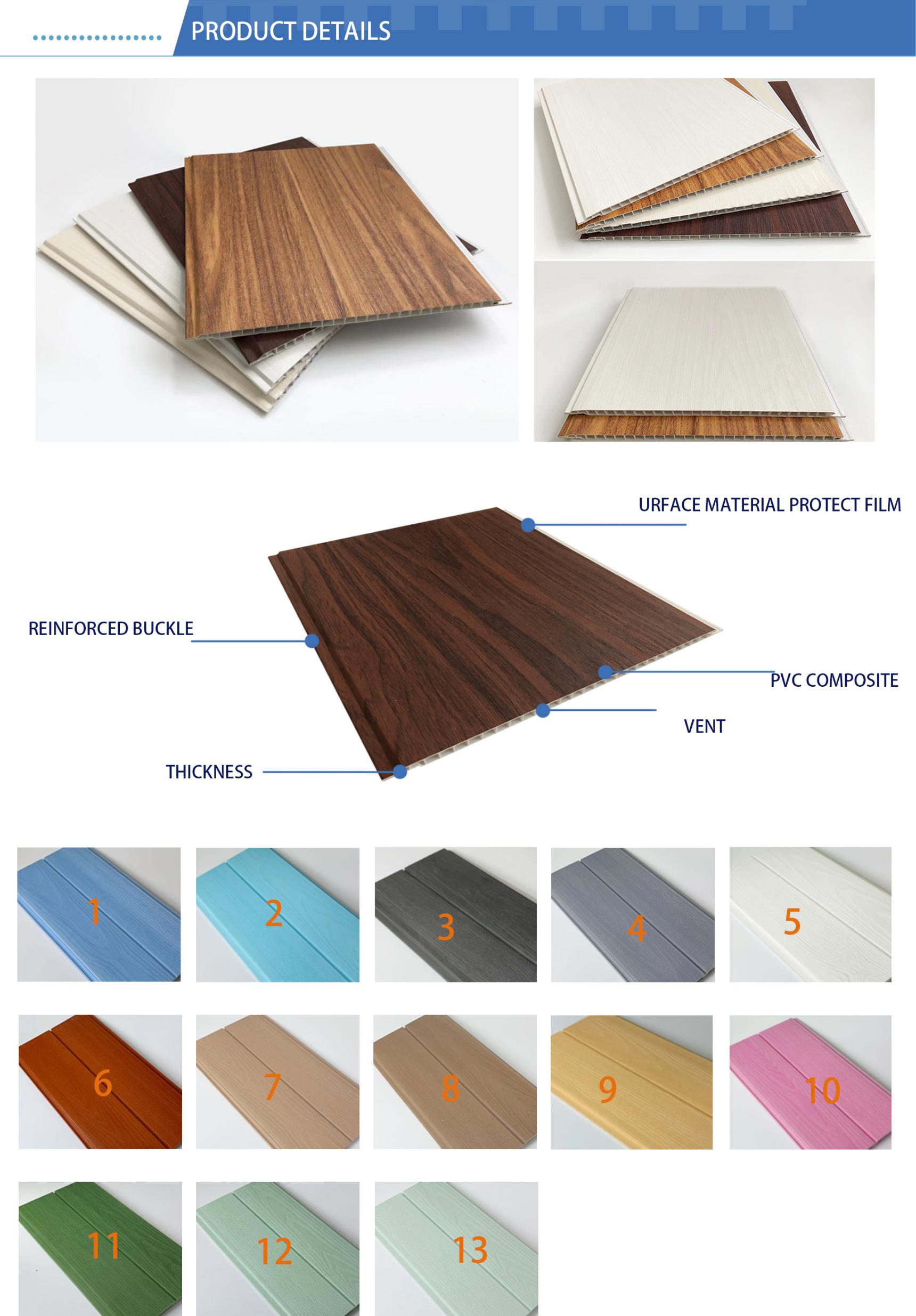 Waterproof Fireproof New Material Bamboo Fiber Wall Board marble interior decorative PVC WPC wall panel for Wall Cladding