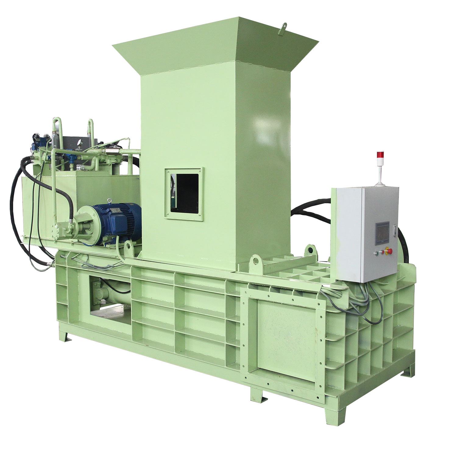 Cotton fiber baling machine textile waste baler hydraulic baling press