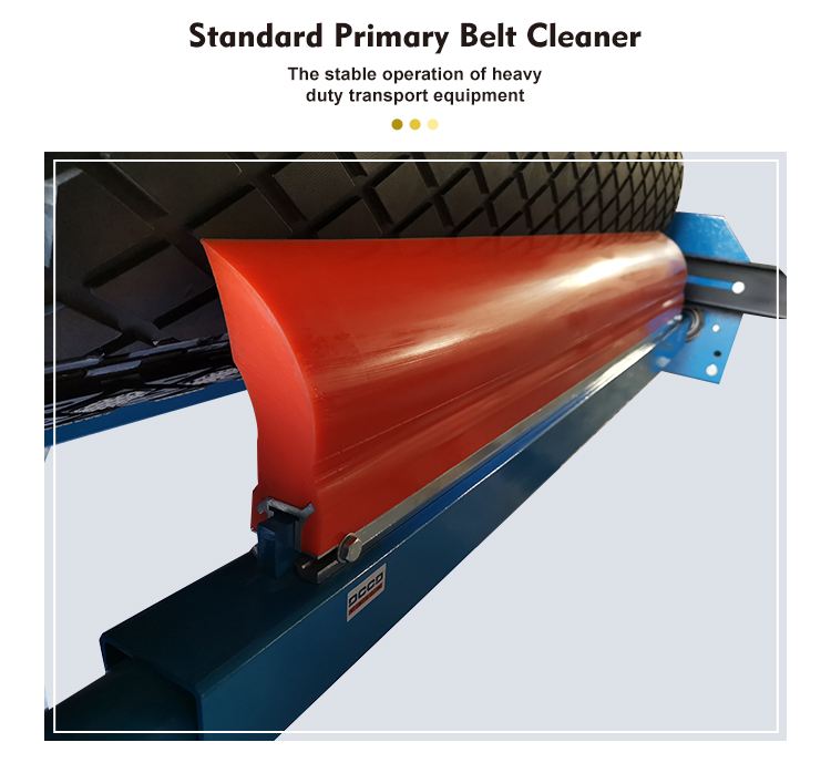 heavy duty segment type Polyurethane scraper conveyor belt conveyor sweeper conveyor belt cleaning system factory
