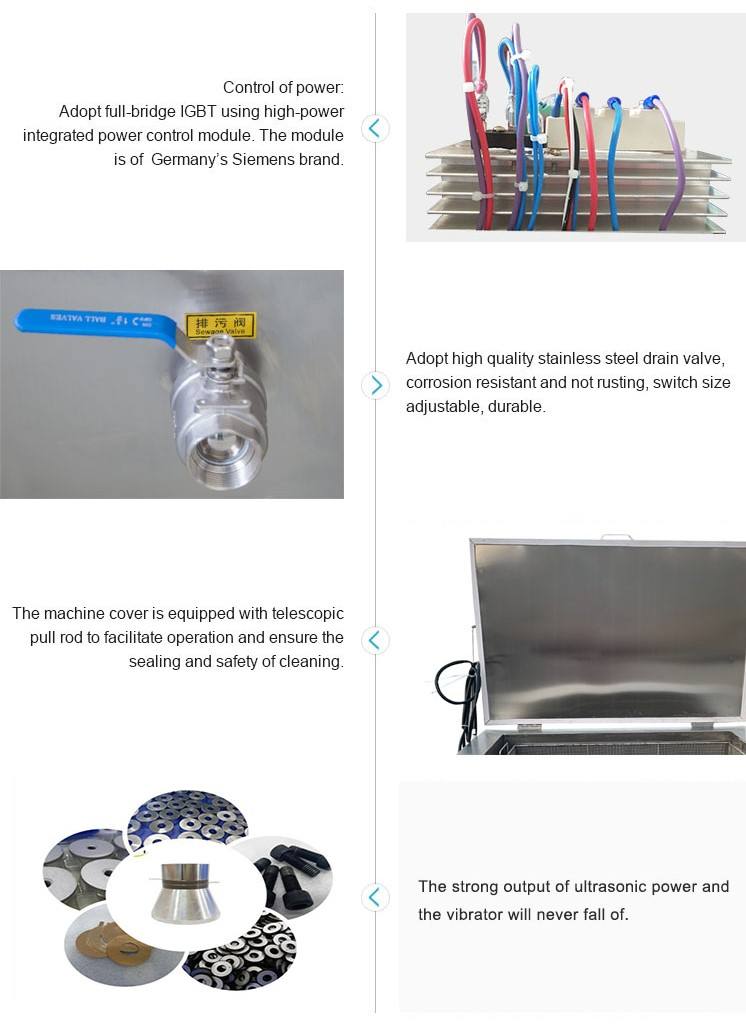 Unique design submersible transducer circuit board cleaner three tank ultrasonic cleaning machi