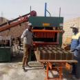 Hot sale Algeria market automatic cement concrete hollow interlock solid brick block paver making machine price