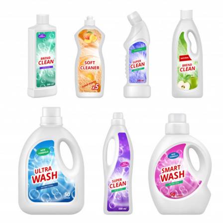 Factory private adhesive liquid custom label laundry detergent,detergent bottle label sticker