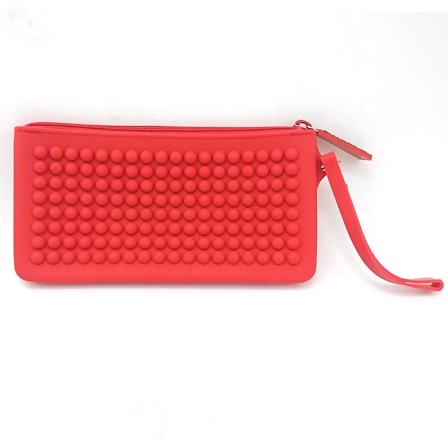 Promotional Gifts Customized Logo Hot Sale Candy Color  Ladies Beaded Purse Wallet