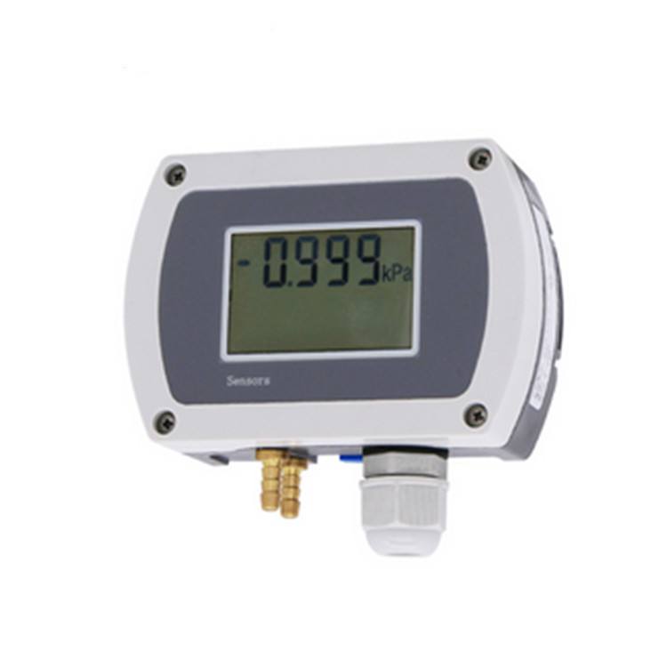 LCD/LED digital micro differential pressure transmitter for dry gas